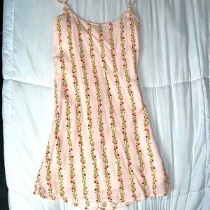 PACSUN Pink Babydoll slip dress Size XS